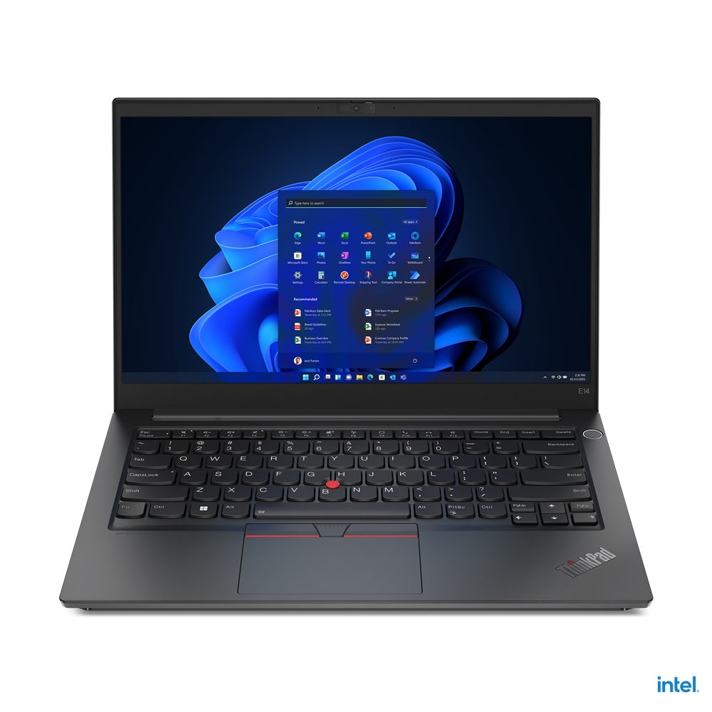 Lenovo ThinkPad E14 Gen 4 Notebook PC – Core i5-1236U / 14.0″ FHD / 8GB RAM / NVIDIA MX550 2GB GDDR6 Graphics / 512GB SSD / W