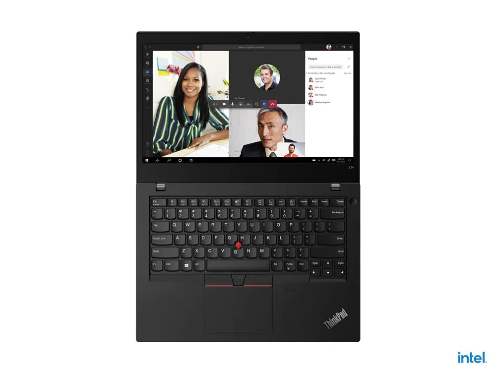 Lenovo ThinkPad L14 Gen 2 Notebook PC – Core i5-1135G7 / 14.0″ FHD / 8GB RAM / 512GB SSD / Win 10 Pro (20X1007BZA) — side vie