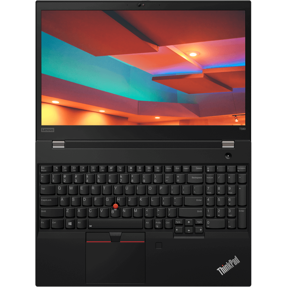 Lenovo ThinkPad T590 Notebook PC – Core i7-8565U / 15.6″ FHD / 8GB RAM / 512GB SSD / 4G / Win 10 Pro (20N40007ZA) — side view