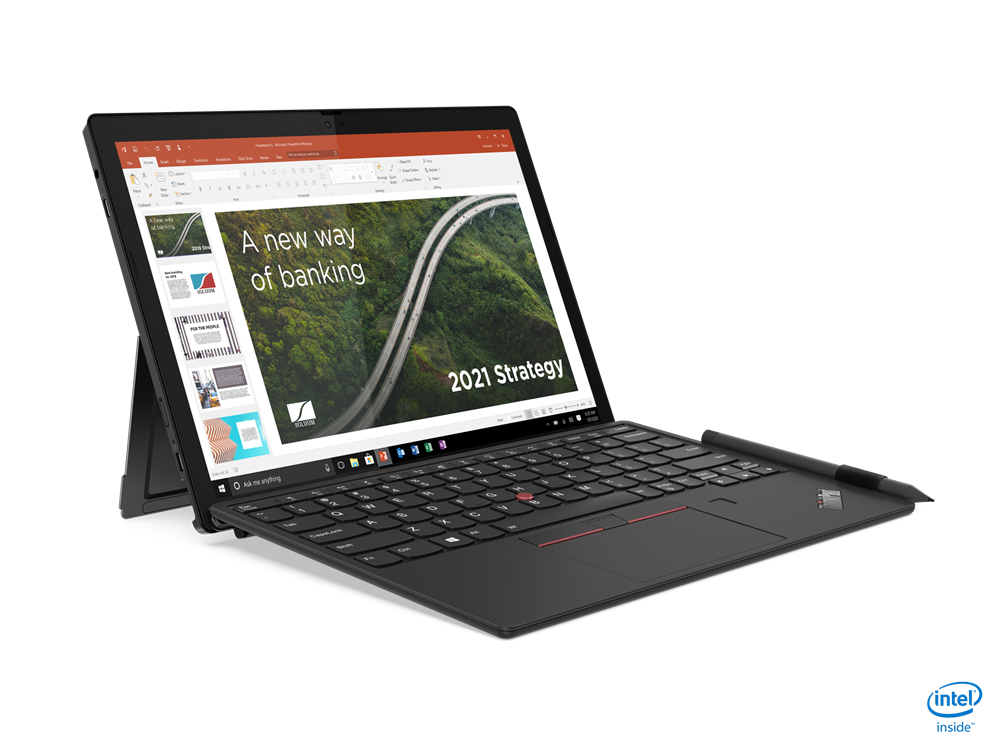 Lenovo ThinkPad X12 Detachable Notebook PC – Core i5-1130G7 / 12.3″ FHD Touch / 16GB RAM / 512GB SSD / Win 10 Pro (20UW0003ZA