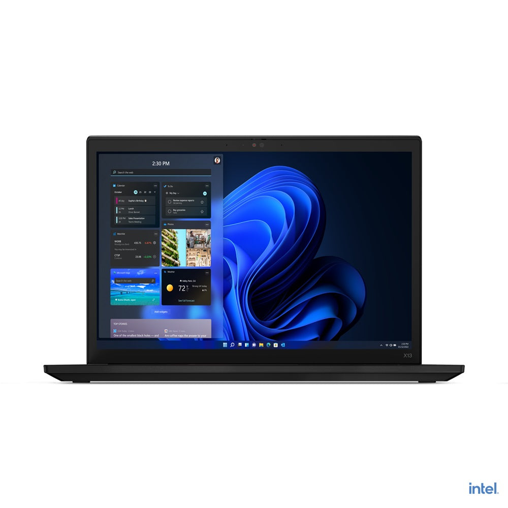 Lenovo ThinkPad X13 Gen 3 Notebook PC – Core i7-1260P / 13.3″ WUXGA / 16GB RAM / 512GB SSD / Win 11 Pro (21BN003SZA) — front 