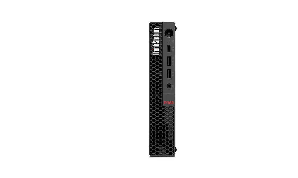 Lenovo ThinkStation P360 Tiny Desktop PC – Core i9-12900T / 32GB RAM / 1TB SSD / NVIDIA T1000 8GB Graphics / Win 11 Pro (30FA004JSA) image 1