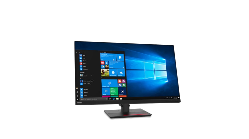 Lenovo ThinkVision T32h-20 31.5-inch Monitor (61F1GAT2SA) — side view