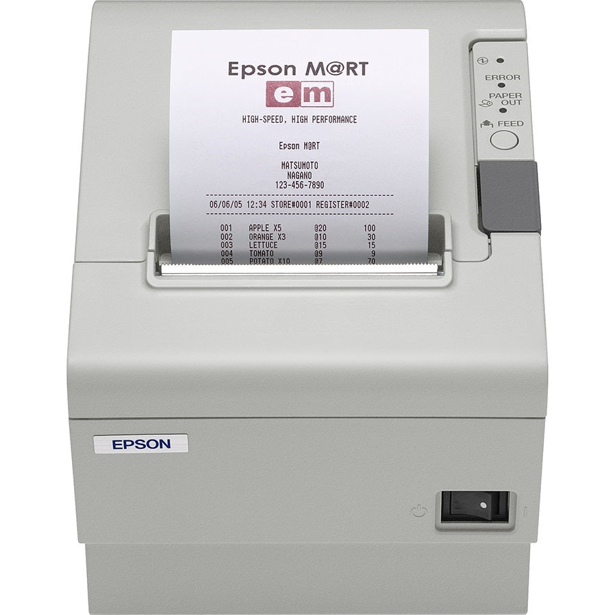 Epson TM-T88V 082 Thermal Receipt Printer with Serial & USB (C31CA85082) image 1