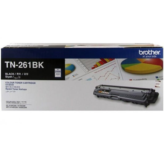 Brother TN-261BK Black Toner Cartridge image 1