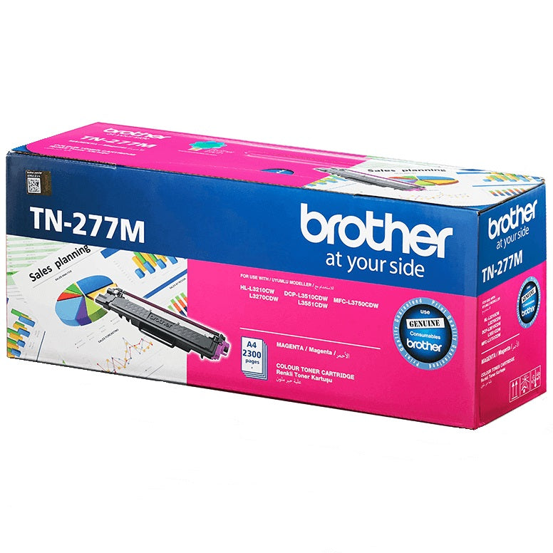 Brother TN-277M Magenta Laser Toner Cartridge image 1