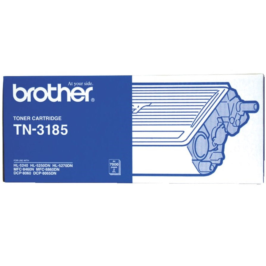 Genuine Brother TN-3185 Black Laser Toner Cartridge image 1