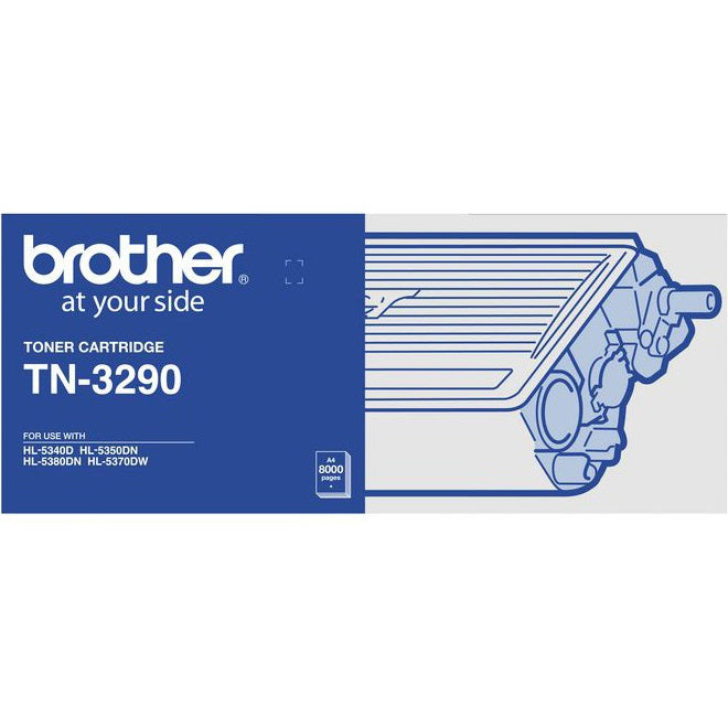 Genuine Brother TN-3290 Black Laser Toner Cartridge (TN-3290) image 1