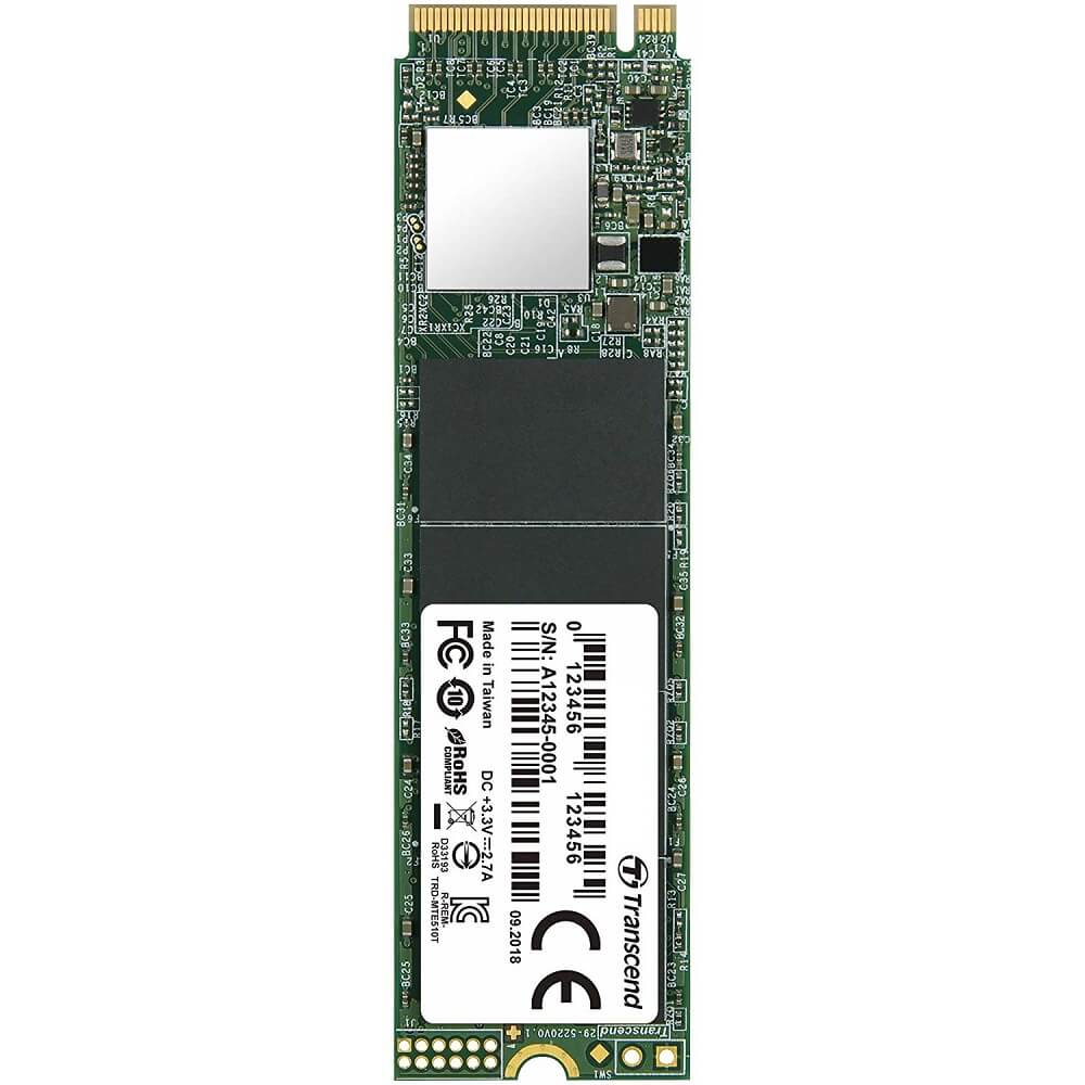 Transcend 110S 256GB M.2 2280 PCIe NVMe Solid State Drive (TS256GMTE110S)