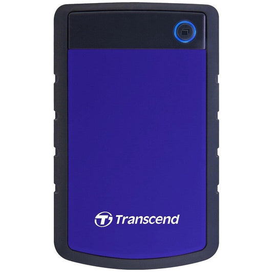 Transcend StoreJet 25H3 1TB USB 3.1 Robust External Hard Drive – Blue (TS1TSJ25H3B) image 1