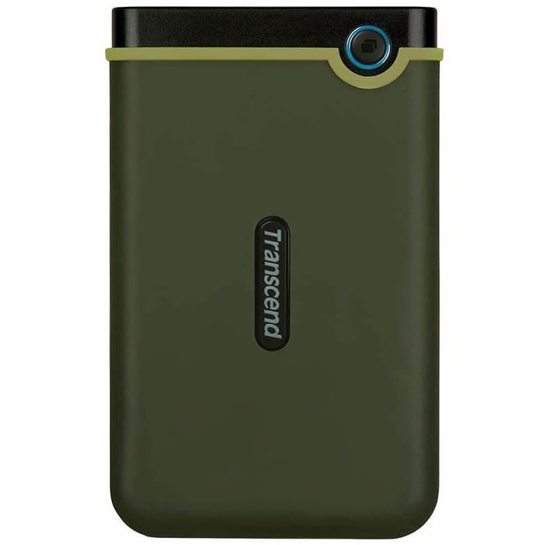 Transcend StoreJet 25M3 1TB 2.5-inch USB 3.1 Rugged External Hard Drive (TS1TSJ25M3G) – Military Green