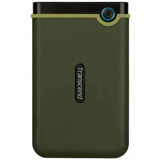Transcend StoreJet 25M3 1TB 2.5-inch USB 3.1 Rugged External Hard Drive (TS1TSJ25M3G) – Military Green image 1