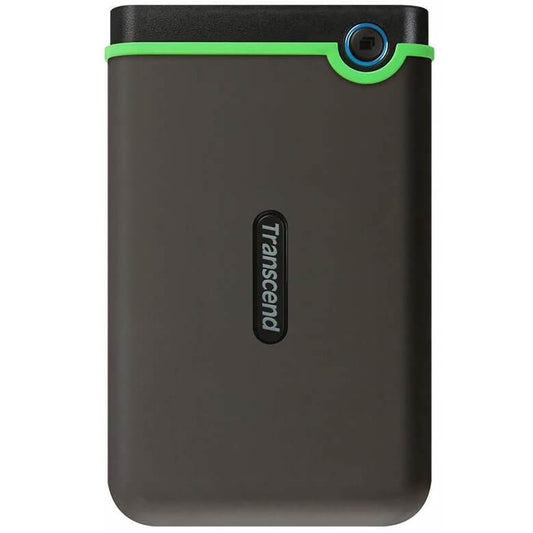 Transcend StoreJet 25M3C 2TB 2.5-inch USB 3.1 Rugged External Hard Drive (TS2TSJ25M3C) – Iron Grey image 1