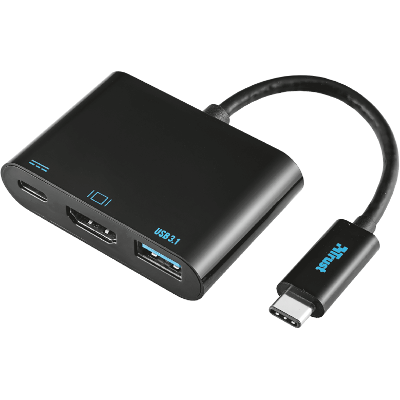 Trust USB-C Multiport Adapter (TRS-21260) — front view