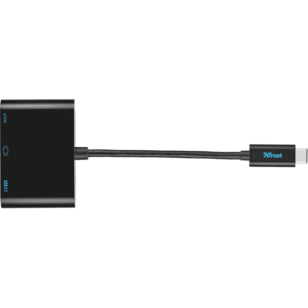 Trust USB-C Multiport Adapter (TRS-21260) — side view