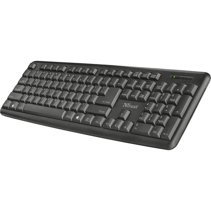 Trust US Ziva Keyboard (TRS-21513) — in use