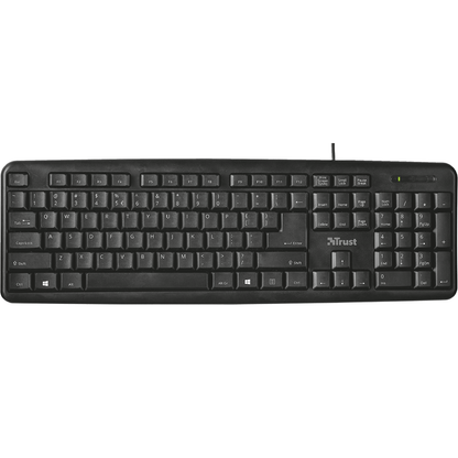 Trust US Ziva Keyboard (TRS-21513) — rear view