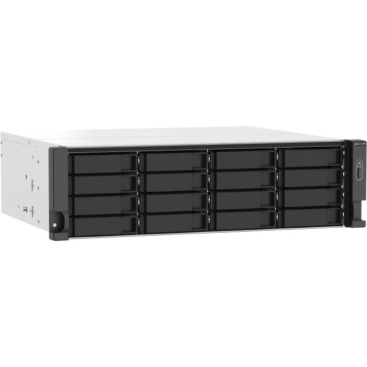 Qnap 16 Bay 3u Nas 2.2ghz 4 Core Amdryzenv1500b Processor (TS-1673AU-RP-16G) image 2