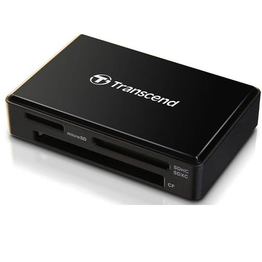 Transcend USB 3.0 Black Multi Card Reader (TS-RDF8K2) image 1
