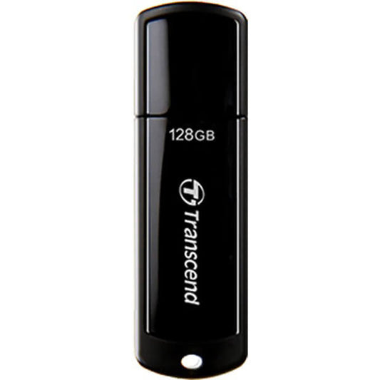 Transcend JetFlash 700 128GB Super Speed USB Flash Drive – Piano Black (TS128GJF700) image 1