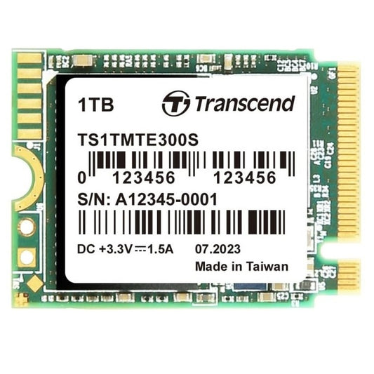 Transcend MTE300S Series 1TB M.2 2230 PCIe NVMe Gen3 x4 Solid State Drive (TS1TMTE300S) image 1