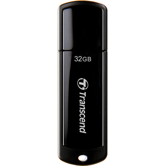 Transcend JetFlash 700 32GB Super Speed USB Flash Drive – Piano Black (TS32GJF700) image 1