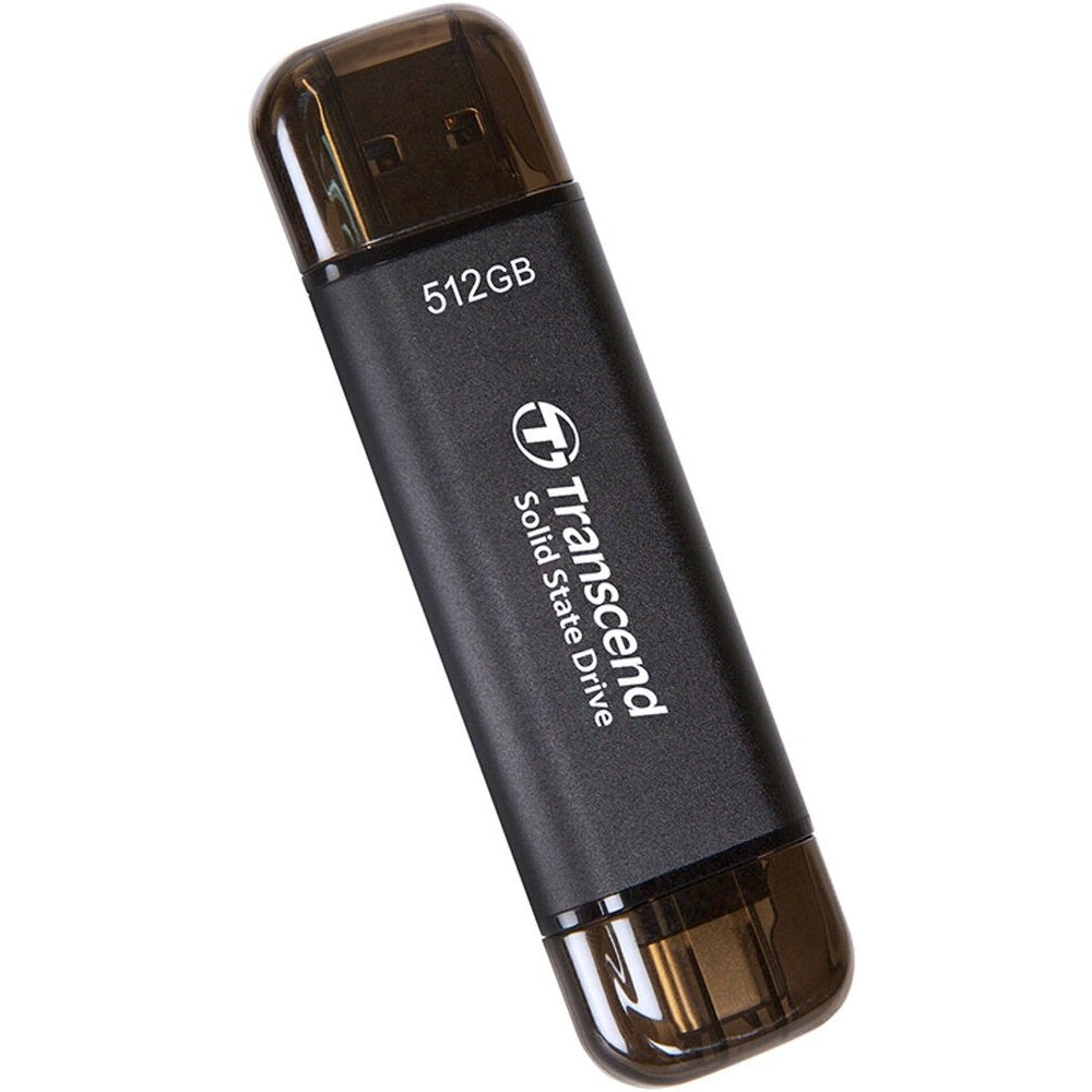 Transcend ESD310C Ultra 512GB USB Portable External Solid State Drive (TS512GESD310C) — front view