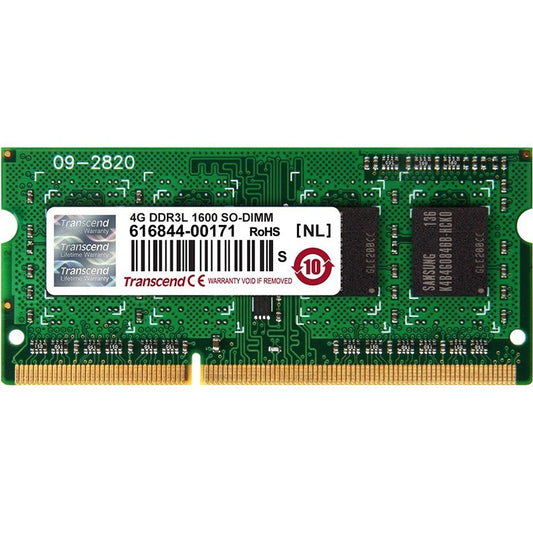 Transcend 4GB DDR3L 1600MHz Notebook Memory Module (TS512MSK64W6H) image 1
