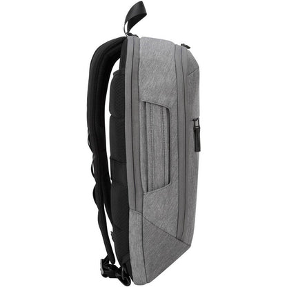Targus CityLite 15.6-inch Laptop Backpack – Grey — front view