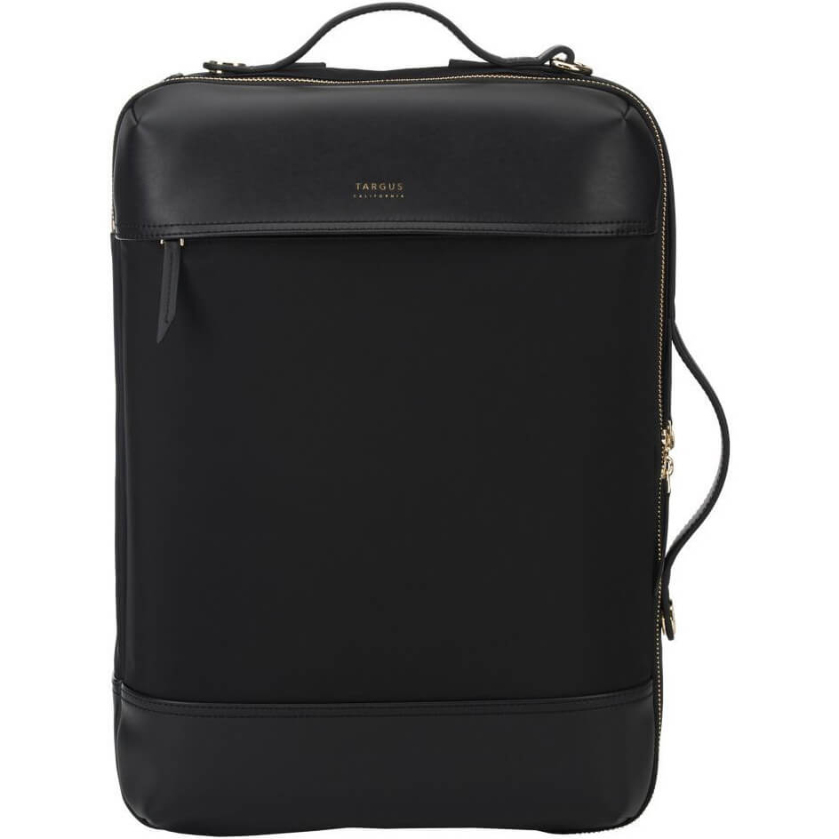 Targus Newport 15-inch Laptop Convertible 3-in-1 Backpack – Black image 1