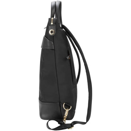 Targus Newport 15-inch Laptop Convertible Tote Backpack – Black — side view