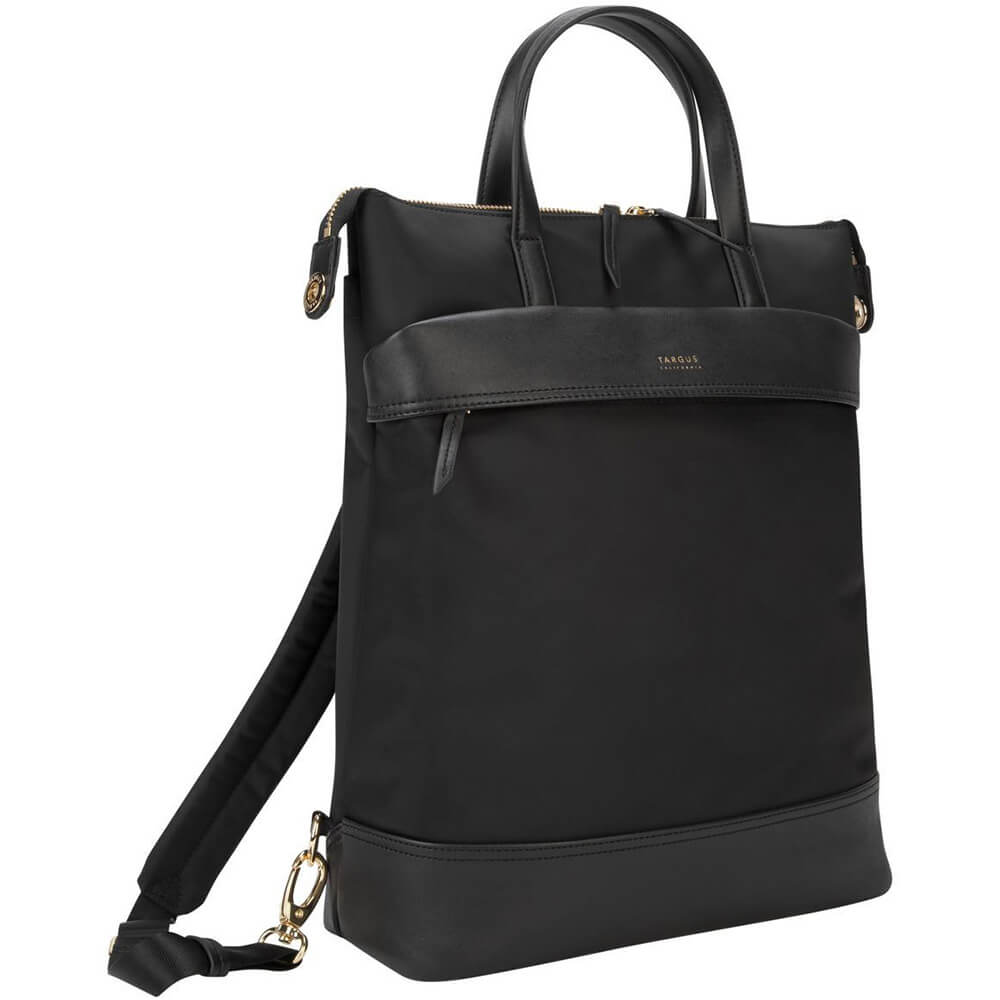 Targus Newport 15-inch Laptop Convertible Tote Backpack – Black image 1