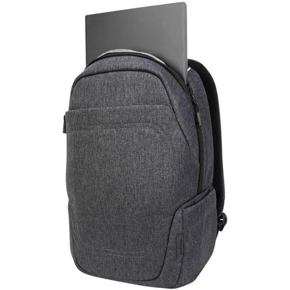 Targus Groove X 15-inch Compact Backpack – Charcoal (TSB952GL) — side view