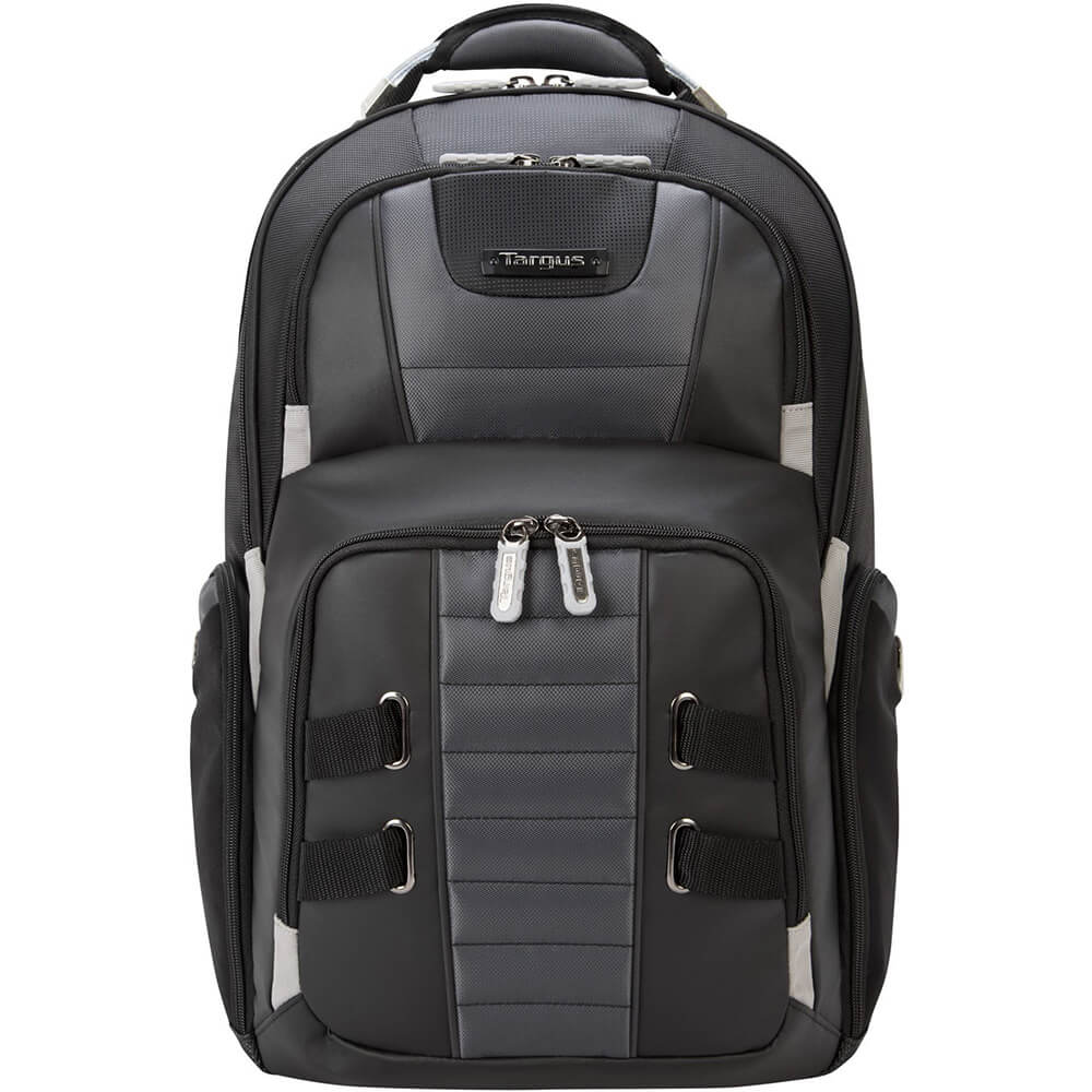 Targus DrifterTrek 17.3-inch Laptop Backpack with USB Power Pass-Thru – Black image 1