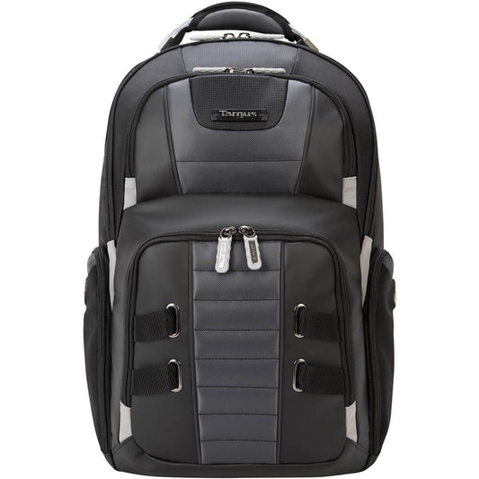 Targus DrifterTrek 17.3-inch Laptop Backpack with USB Power Pass-Thru – Black image 1