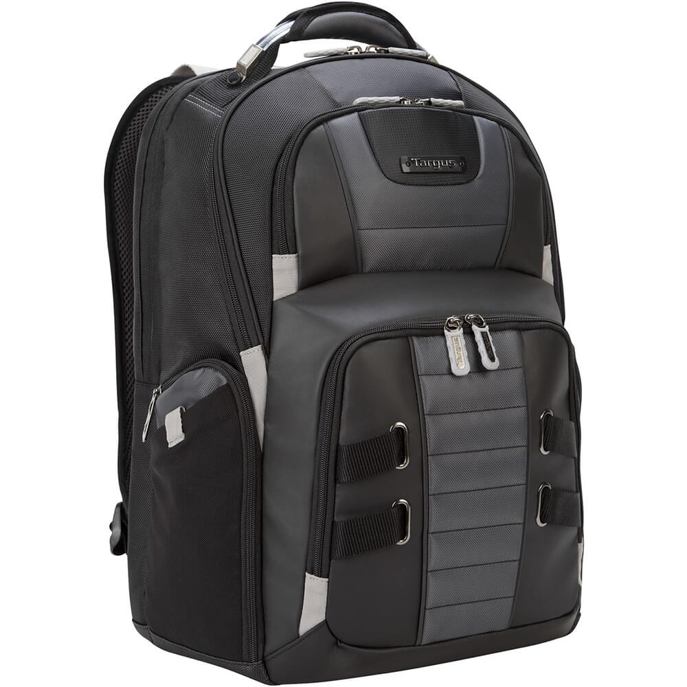 Targus DrifterTrek 17.3-inch Laptop Backpack with USB Power Pass-Thru – Black image 2