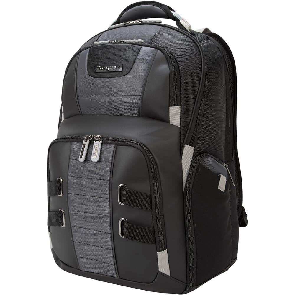 Targus DrifterTrek 17.3-inch Laptop Backpack with USB Power Pass-Thru – Black image 3