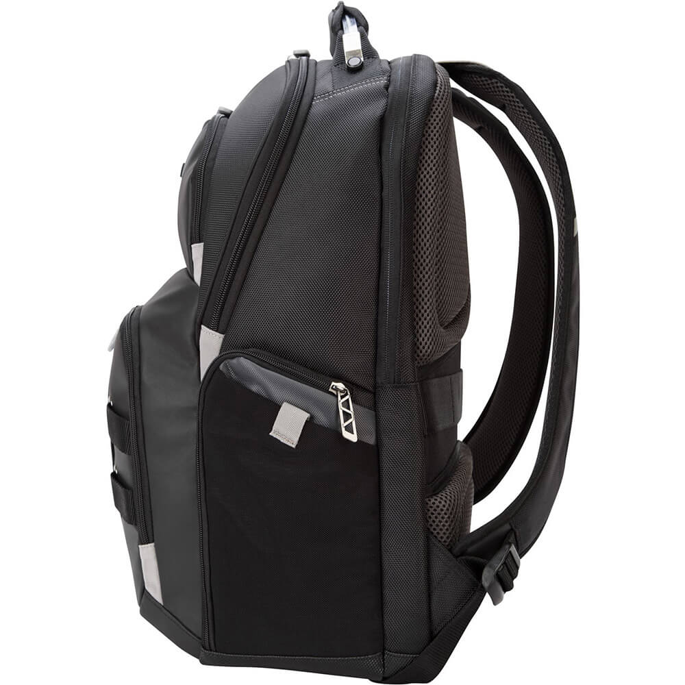 Targus DrifterTrek 17.3-inch Laptop Backpack with USB Power Pass-Thru – Black image 5