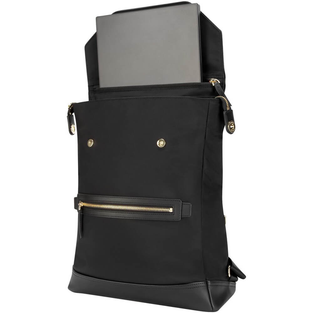 Targus Newport 15-inch Convertible 2 in1 Laptop Messenger / Backpack – Black (TSB965GL) image 5