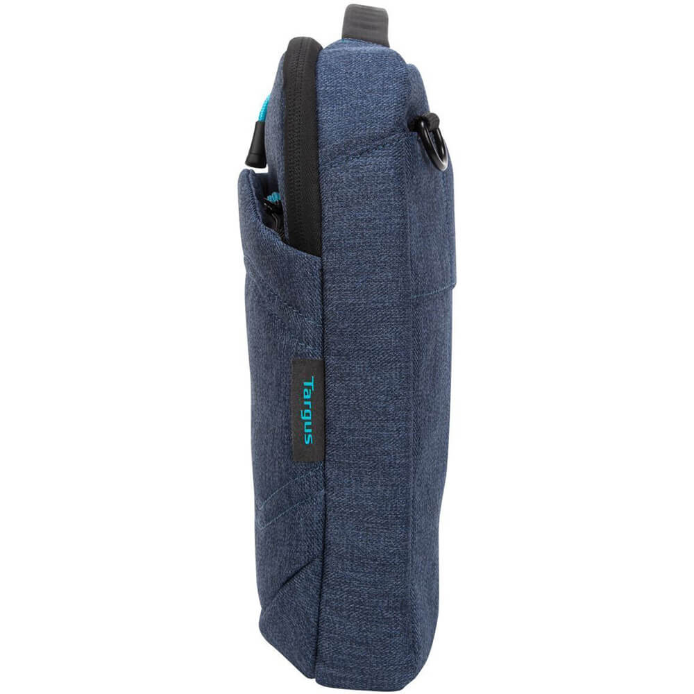 Targus Groove X2 13-inch Slim Laptop Carry Case – Navy — side view