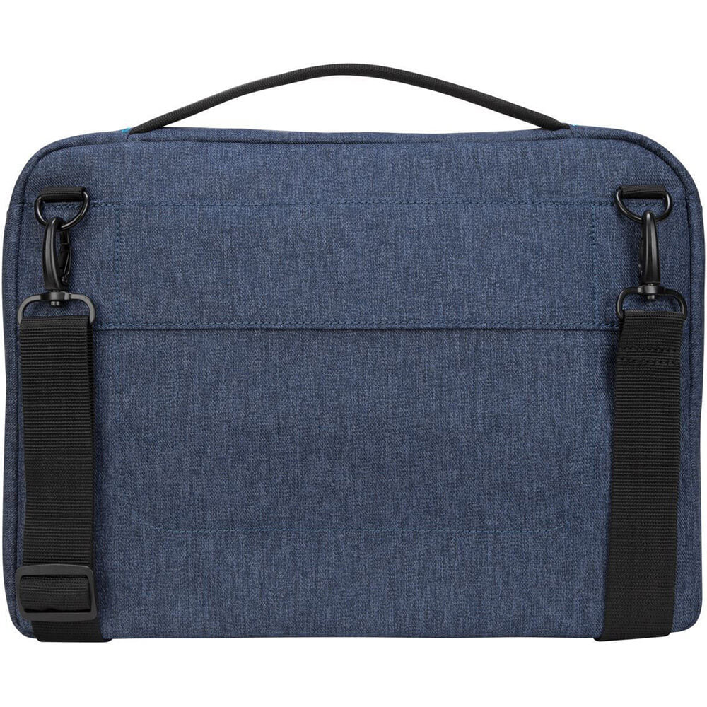 Targus Groove X2 13-inch Slim Laptop Carry Case – Navy — rear view