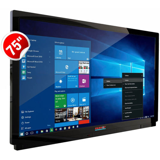 Parrot 75″ 4K Interactive Touch Presentation Panel (TWB-7519A) image 1