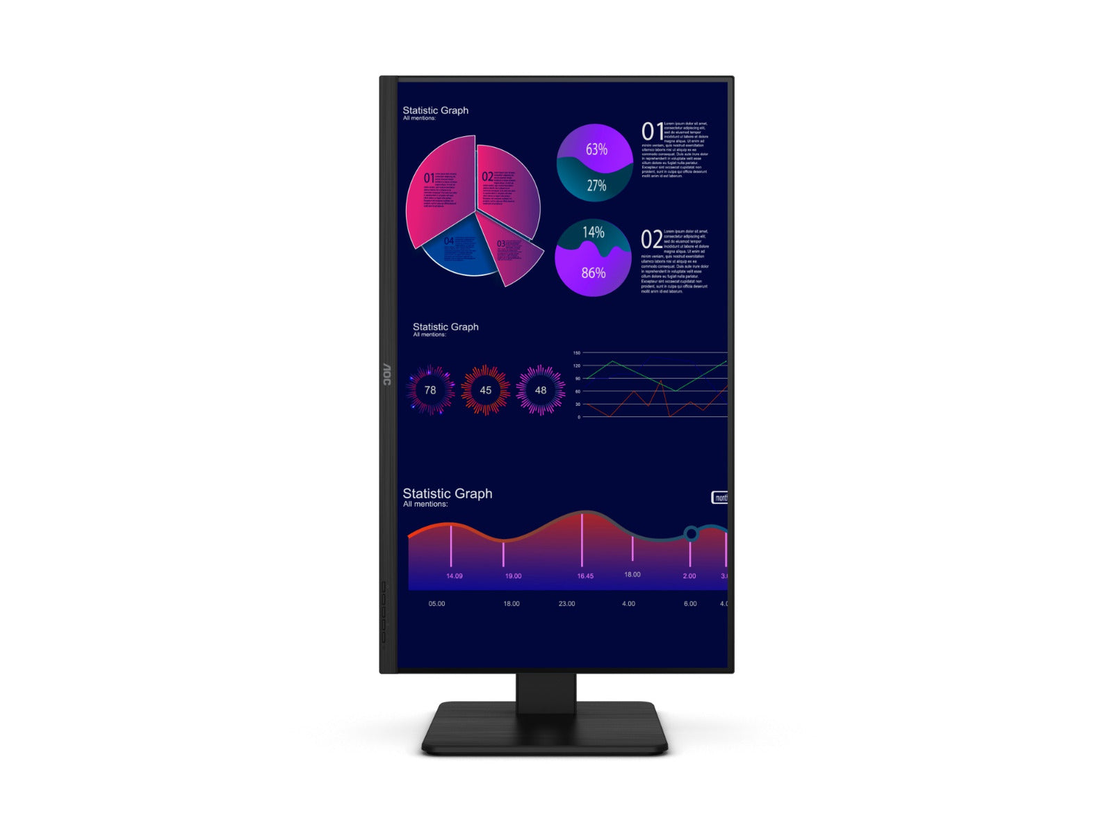 AOC 31.5″ 4K UHD U32P2C Monitor (AOC-U32P2C) image 4