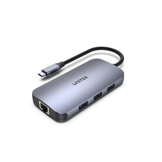 Unitek uHUB N9+ 9-in-1 USB-C Ethernet Hub (D1071A) – with HDMI, 100W Power Delivery and Dual Card Reader image 1