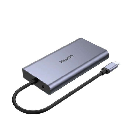 Unitek uHUB 08+ 8-in-1 USB-C Dual Display Hub (D1019B) image 2