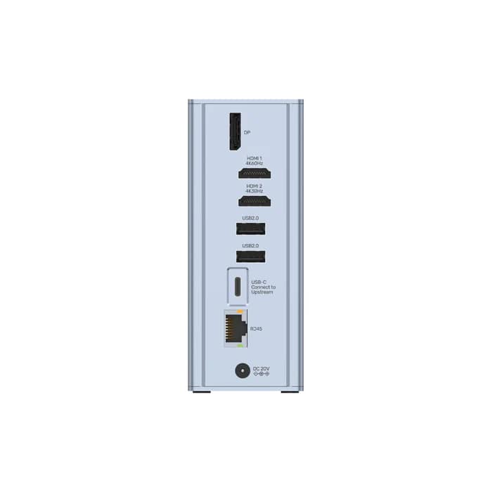 Unitek uHUB Prime 15-in-1 USB-C Ethernet Hub (D1086A) – with MST Triple 4K Monitor, 60W Power Delivery and Dual Card Reader —