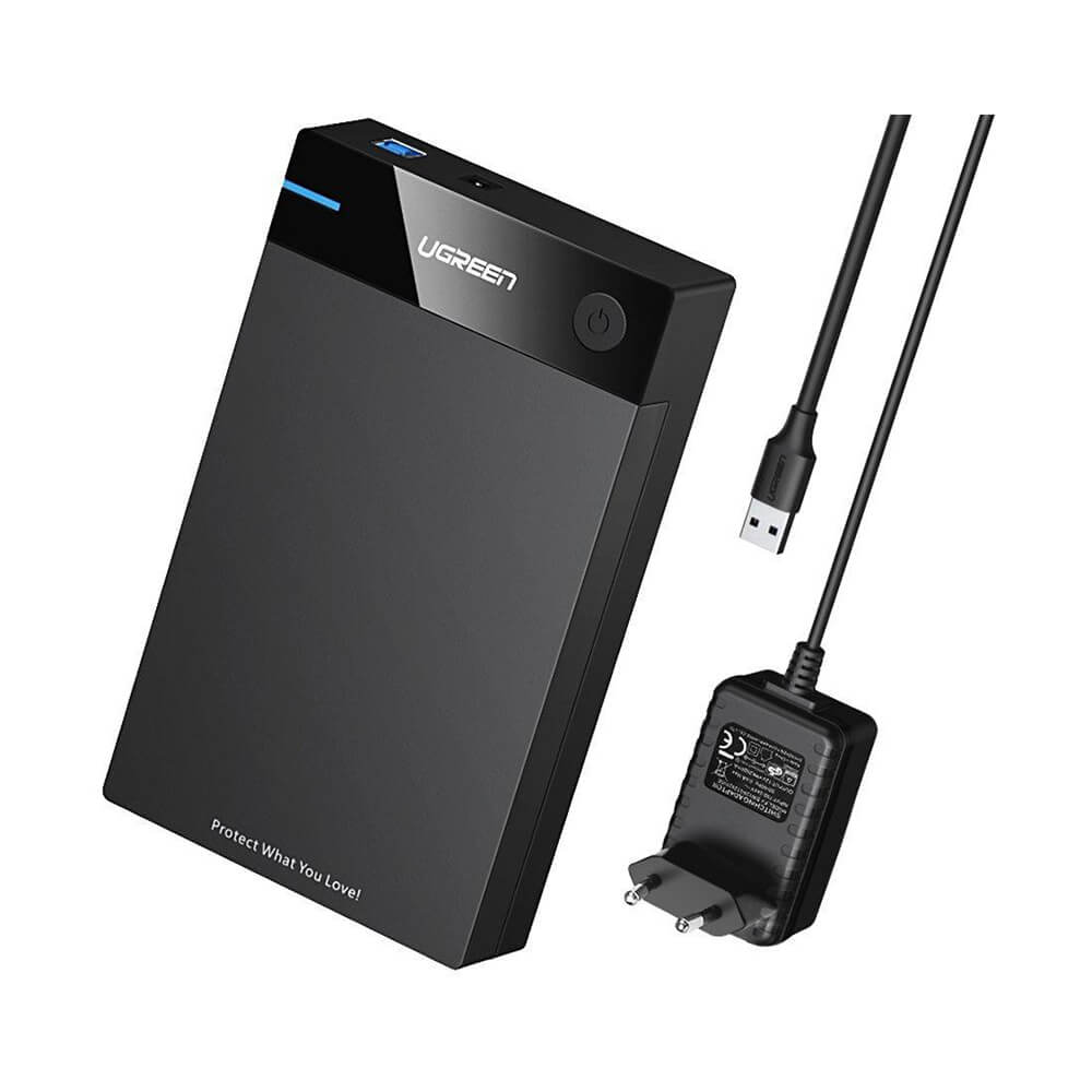 Ugreen 2.5″ & 3.5″ SATA USB 3.0 External Enclosure (UG-50422) image 1