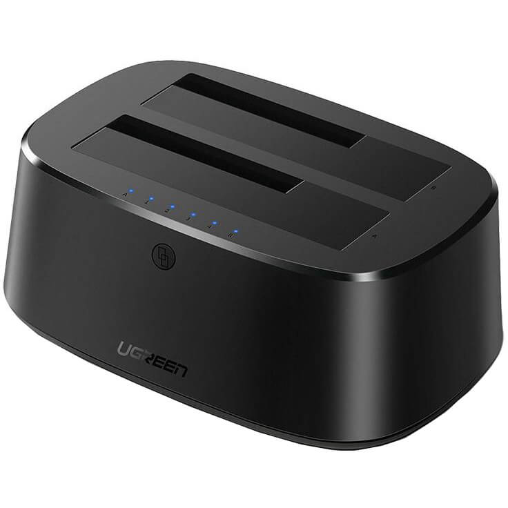 Ugreen External USB 3.0 to Dual-Bay SATA Dock (UG-50857) image 1