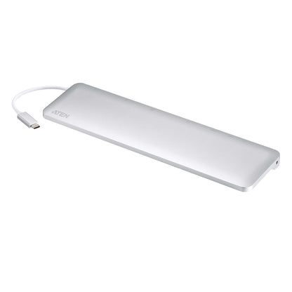 ATEN USB-C Multiport Dock with Power Pass-Through (UH3234) — front view