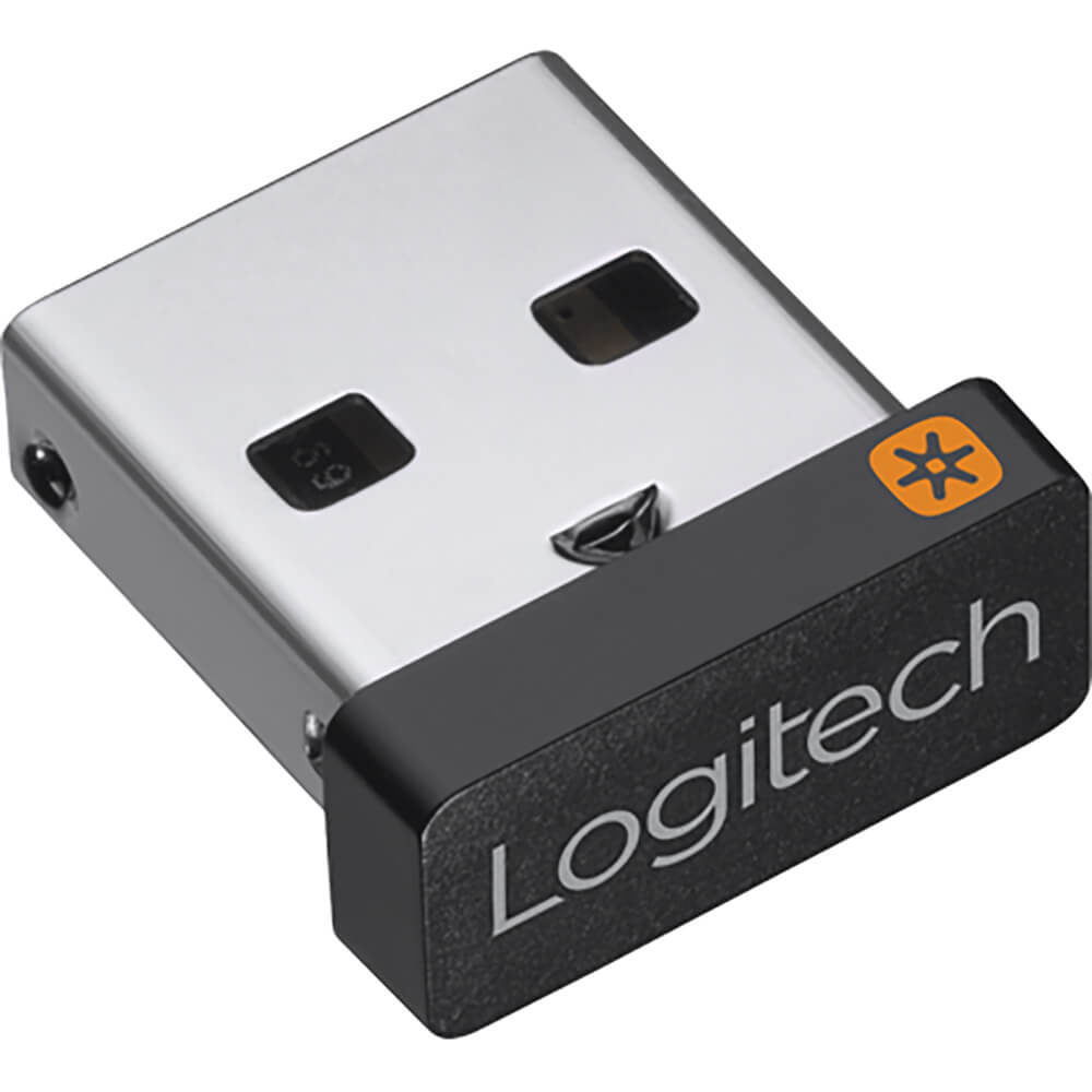 Logitech USB Unifying Receiver (910-005236) — side view